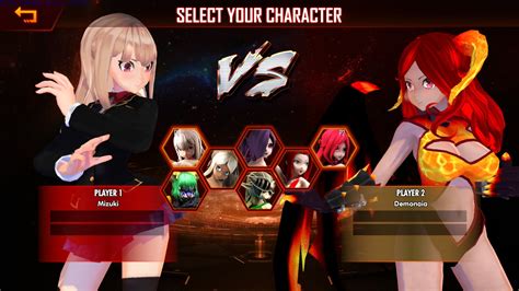Game features: You can play with male or female characters. (or even futas, optional!) Arcade, and Versus mode, to fight towers of opponents, or pick them yourself! RPG-style attributes, weakness, resistances and abilities! 25+ Unique characters with their own costumes and abilities!